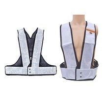 백색반사띠 X반도타입 신호수조끼/곤색 #JM0227EA#, 상세페이지 참조