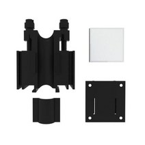 수족관 물고기 탱크 행거 클램프 다기능 물 파이프 고정 클립 호스 필터 튜브 홀더 1 세트, Black