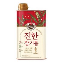 백설 진한 참기름, 350ml, 1개
