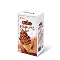 스노블 롯데 아이스믹스 초코 1L [Lotte Snoble Icemix Choco], 1개