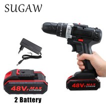 무선 전동 자동 전지가위 가지치기 sugaw 48v electric drill 충전, 배터리 2개, 유럽 ​​연합