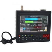 2022New 4.3 인치 휴대용 DVB-S2 디지털 위성 파인더 모니터 풀 HD DVB-S 토 미터 KPT-268AH 5.0, EU Plug