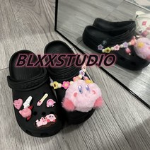 폼폼지비츠 꽃 컴미 꾸미기 세트 파츠 핑크