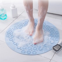 [발통마켓] 욕실 미끄럼방지 매트 화장실 아기 욕조 발판 패드 바닥매트, 선택1번(블루)