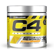 Cellucor C4 부스터 오리지널 헬스 프리워크아웃 오렌지 30 서빙 195 g, 1개, 195g