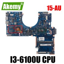 100% workinghp 파빌리온 15-au 마더 보드 i3-6100u 함께 856229-601 DAG34AMB6D0 N16S-GTR-S-A2, 한개옵션0