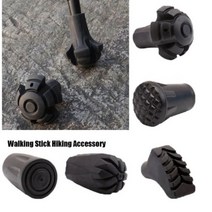 등산 미끄럼방지 스틱 레키 폴대 지팡이 노르딕워킹 트래킹폴 고무패킹, 단품