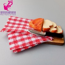 미니어쳐만들기 모형 DIY 바비 블라이스 Ob11 1/8 1/12 Bjd 인형용 미니 음식 인형 하우스 악세서리 빵 스무디 아이스크림 브레이크 퍼스트 에그 디너 세트, [18] A8