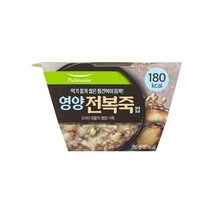 풀무원 식사대용 영양 전복죽_컵 1인 (260g) 아침 야식 환자식 부모님식사 혼밥 간단요리 다이어트, 7개