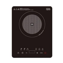 키친플라워 터보2 가정용 미니 1구 인덕션 전기 레인지, KEP-IH3000SK