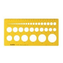 KORING 템플렛(K-101F/원형정규) 템플레이트