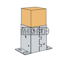 메가타이 기초보강용철물 FPB-C90 (90각재용)