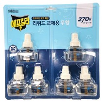 에프킬라 스마트 리퀴드 무향 리필 45일, 33ml, 12개