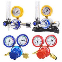 질소레귤레이터 용접기 가스 산소 감압 밸브 스레드용, (전체구리단조)프로판감압게이지