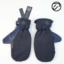 이안폴터디자인 겨울용 방한 벙어리장갑, 블랙
