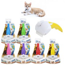 풀리이지 고양이 죽은털 제거 브러쉬 소, 블루, 1개