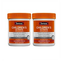 Swisse 스위스 얼티바이트 어린이 멀티비타민 오렌지맛 츄어블 타블렛 120정 2팩 Ultivite Daily Multivitamin for Children, 2개
