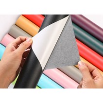 접착식 가죽 가구 쇼파 리모델링 수리 보수 의자 원단, 블랙 0.5mx1.2m