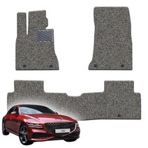 포시즌 제네시스 G80 G70 G90 승용 전차종 코일매트 확장일체 자동차매트, EQ900 4인승 4륜 2015~현재, 블랙