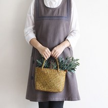 패턴자수 버튼앞치마 레이스앞치마 1+1 원피스 예쁜앞치마 어린이집 유치원 카페 원예 단체주문가능, 2개, 블루