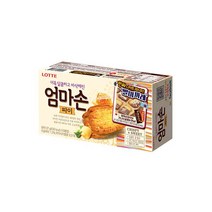 롯데 인간사료 스낵바 어린이간식 엄마손파이 127g 2개 사무실다과 홈파티, 3개
