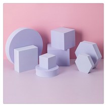 사진 촬영 소품 입체 소품 배경 촬영용 세트 8p, 보라
