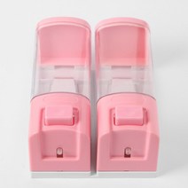 거품비누디스펜서 크린워시 2구 500ML 핑크 욕실디스펜서 샴푸디스펜서