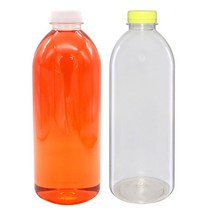 브릿지마개 우유페트병 1000ml, 검정마개, 1개
