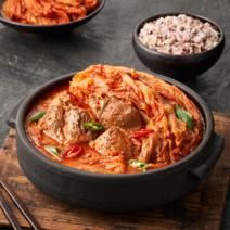 김치찜 밀키트 국내산 돼지고기 돼지 김치 찜 캠핑 집들이 가정식 혼밥 간편조리 냉동, 1개