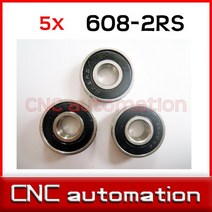 5pcs 허브 샤프트 440 스테인레스 스틸 하이브리드 세라믹 볼 베어링 608 S608 2RS 8227mm Si3N4 자전거 부품 스포츠 엔터테인먼트 아웃도어 액티비티 튼튼한 내