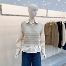 나이스크랍 니트베스트 세트 블라우스(A224PWB902)