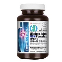 MSM 식이유황 글루코사민 엠에스엠 무릎 연골 관절 초록입홍합 상어연골분말 생선콜라겐 비타민D 영양제 부모님 할머니 캐나다직수입 식약처, 1병, 1500mg