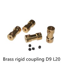 카플링 LINK CNC 커플러 직경 9mm 길이 20mm 모터 샤프트 로봇 스마트 자동차 모델 휠 커플링 M3 나사 4 개 포함, 9.23mm to 3mm