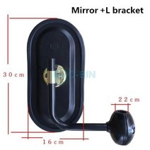 SANY SY DOOSAN DH DX 히타치 ZX 현대 코벨코 SK 볼보 EC 굴삭기 거울 반전 백미러 액세서리, Mirror L bracket