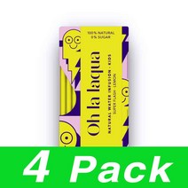Oh La Laqua 키즈 내추럴 워터 인퓨전 레몬 10스틱 Natural Water Infusion Stick Kids 4개
