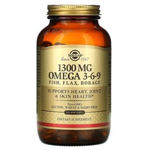 Solgar 오메가3-6-9 1 300mg 소프트젤 120정