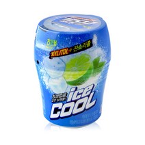 해태제과 아이스쿨 껌 용기 82g 상쾌 시원한 입가심, 1개