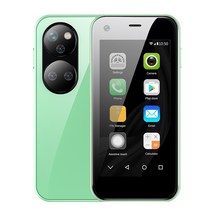 SOYES XS13 3 모델 4 컬러 미니 스마트폰 2.5인치 Android 6.0 1GB RAM 8GB ROM 쿼드코어 WIFI GPS Google Play 학생 전화, 녹색, Model H