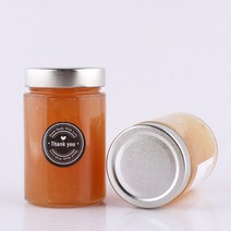 실버일자380 1개 유리병 잼병 쨈병 (약 지름 7.5cm x 높이 12cm), 1, A1-실버일자380 은색캡-1개