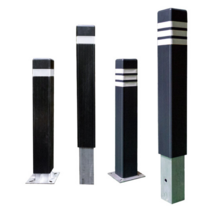 [안전몰] WS/ 사각 우레탄 볼라드 (매립식 앙카식) / 국산, 앙카식[H810], 진회색 1줄