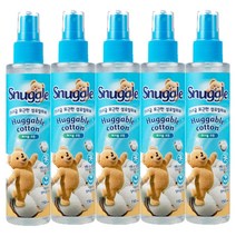 스너글 섬유탈취제 허거블 코튼, 5개, 150ml