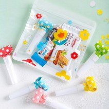어린이집 단체 간식 구디백 [무료라벨] 영어학원 답례품 친구생일 간식 지퍼백 신나는 파티 간식 주일학교 달란트 시장