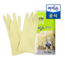 마미손 짧은고무장갑 10켤레, 스몰, 1개, 아이보리, 소(S)