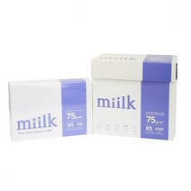한국제지 복사용지B5 밀크75g 500매X5권 BOX 복사용지