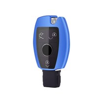 더조은셀러 벤츠 E C S 클래스 키케이스 키홀더 풀커버 클리어뷰, 벤츠 CV-01 - 블루