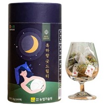잠안올때 꿀잠 수면유도성분 락투신 불면증에좋은 유기농 상추차100% 흑하랑 굿드림티 1.8g 15티, 27g, 15개, 1개