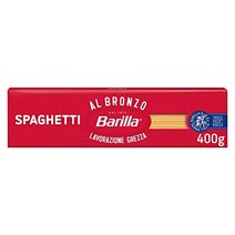 스파게티면종류 라자냐면 통밀스파게티 파스타 바릴라 알 브론조 스파게티는 브론즈 매트릭스 형태로 거칠고 고품질 듀럼밀 100 400g
