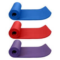 ST 요가매트 NBR 16mm 파랑 EU850, 단품