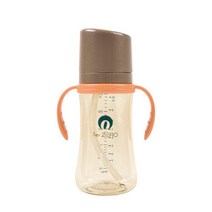 릴팡 티어제로 삶아서 소독하는 슈퍼소프트 양손 PPSU빨대컵300ml_샤인브라운/LF5486, 없음