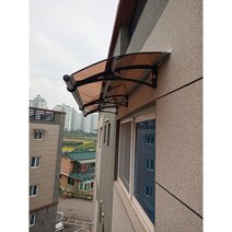 캐노픽스 650x8000 DIY 캐노피 테라스 정문 렉산 처마 비가림 현관 차양 비막이, 그린, 직결피스, 회색, 1개